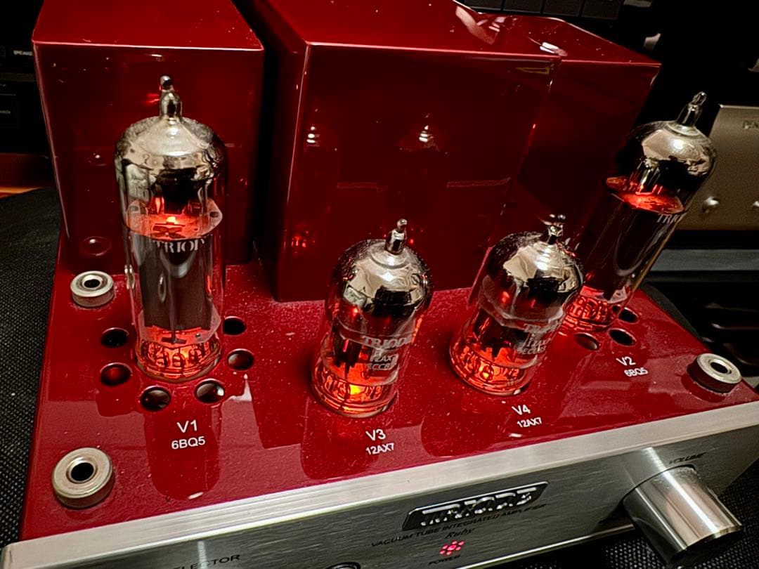 【超美品】トライオード真空管アンプ Rubyレッドカラー コンパクト