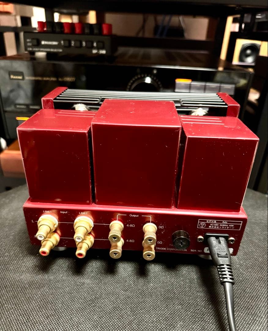【超美品】トライオード真空管アンプ Rubyレッドカラー コンパクト