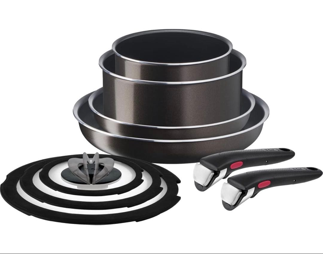 ティファール 鍋・フライパンセット ガス火9セット