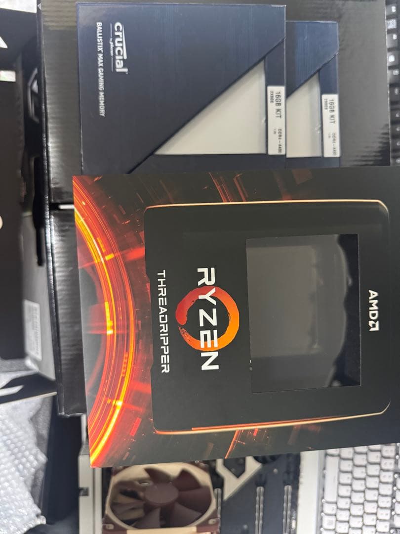 TR 3960X TRX40 Taichi メモリ8GB×4枚 クーラー