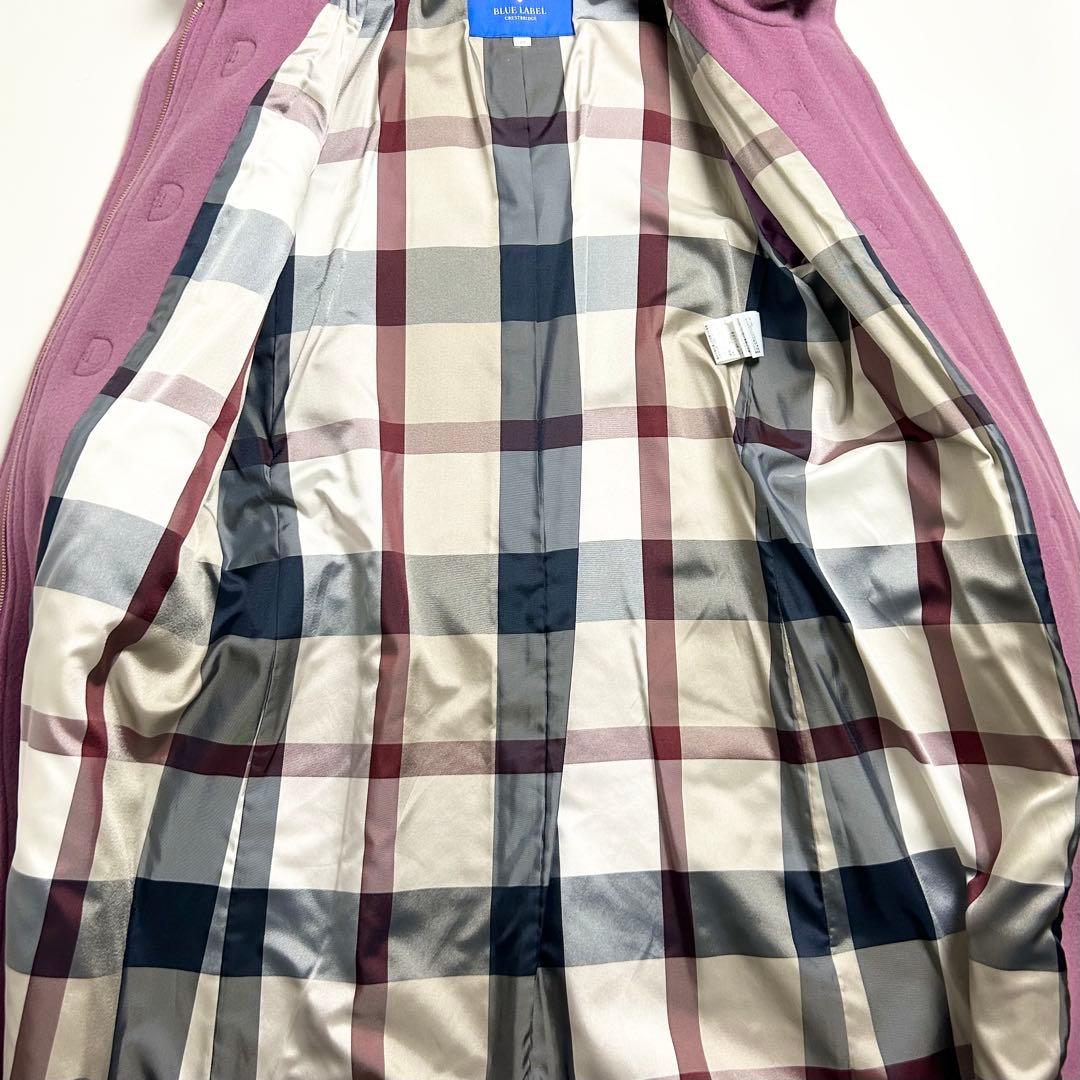 【極美品】ブルーレーベルクレストブリッジ/バイルメルトンダッフルコート/Lサイズ
