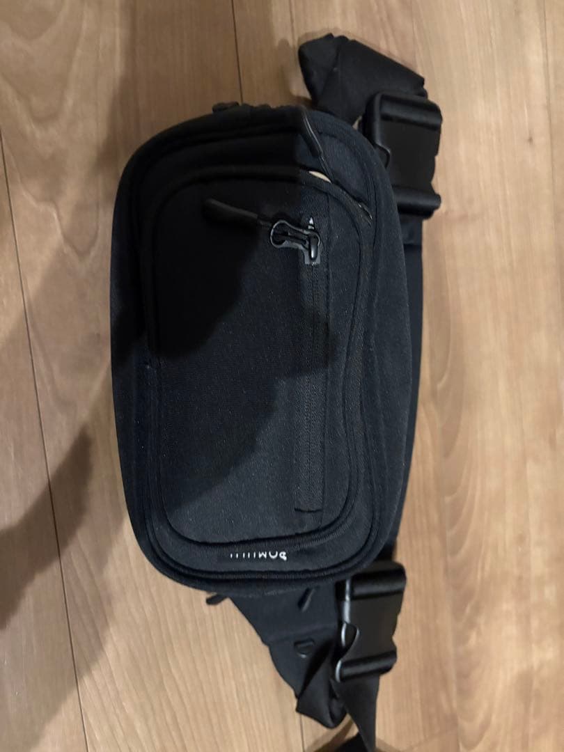 POMULU ポムル 2WAYヒップシートバッグ ブラック　抱っこ紐ショルダー