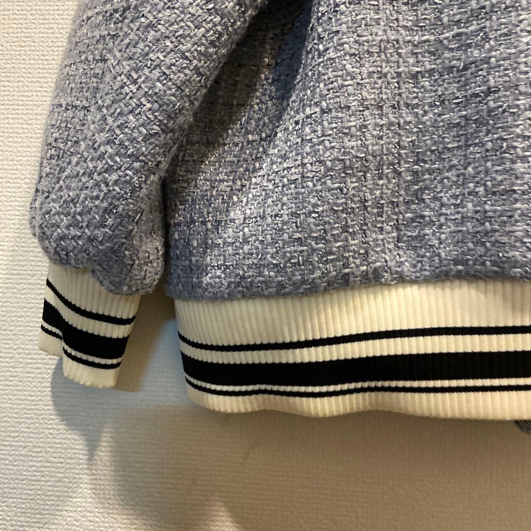 FURFUR ファーファ　バイカラーツイードスタジャン