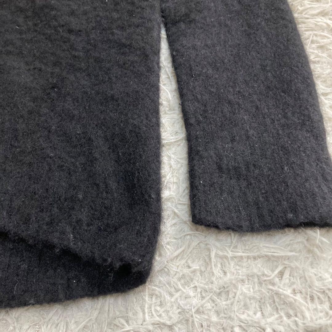 16676✨エイトン M カシミヤ100% クルーネック ニット ブラック