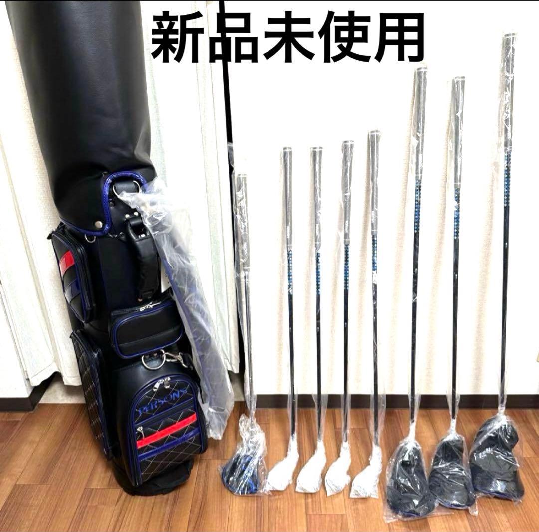 新品 パーソンズ ゴルフ クラブセット キャディーバック付 初心者向け 黒