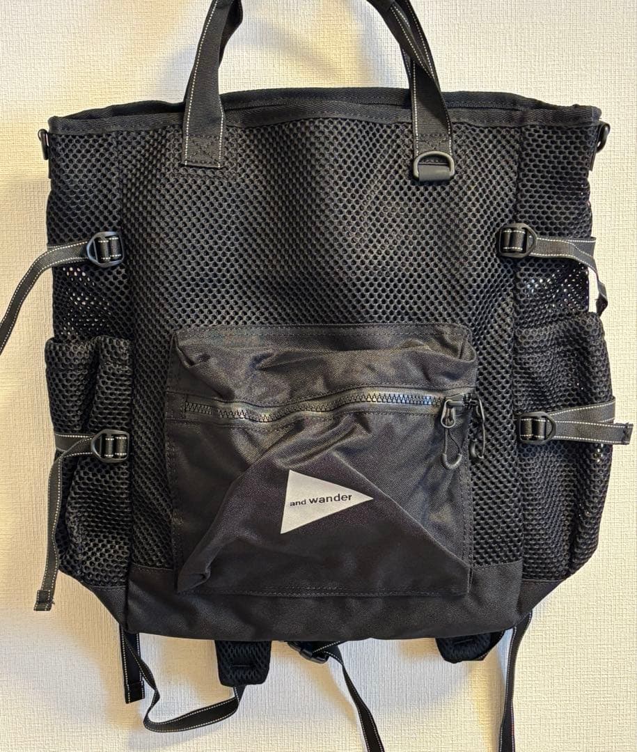【GRAVITYさん専用】アンドワンダー 3D mesh 2way トートバッグ
