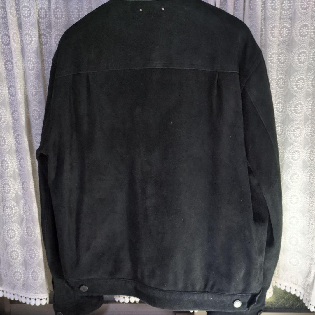 MINEDENIM ブラック スエードジャケット