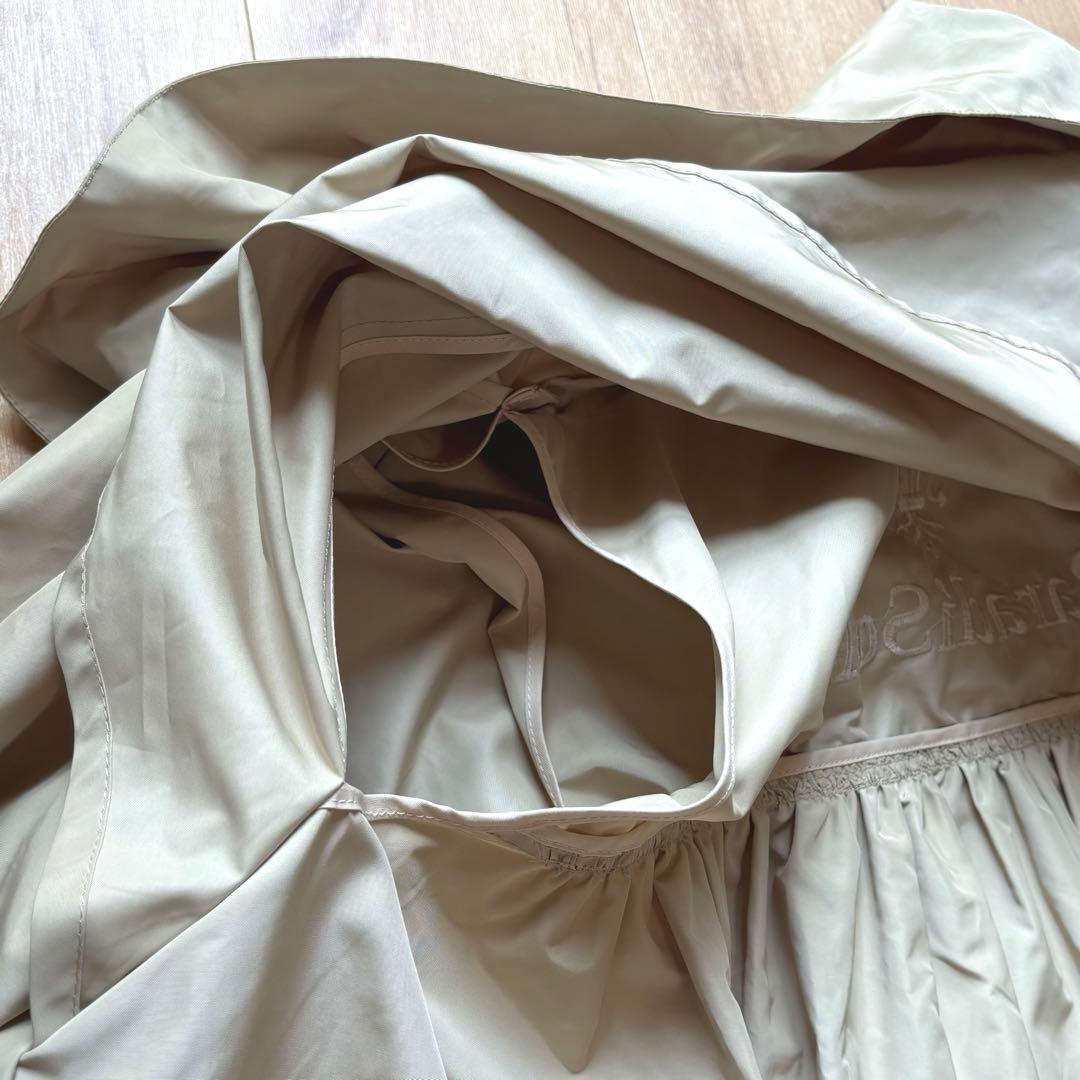 美品 Paradisole レインコート トレンチコート クリームベージュ