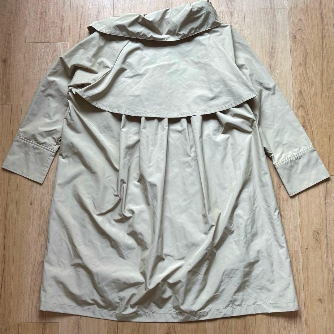 美品 Paradisole レインコート トレンチコート クリームベージュ
