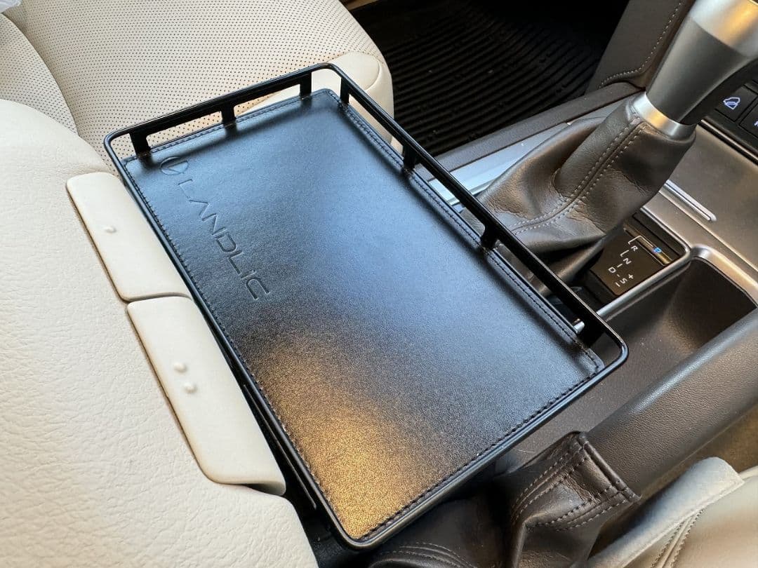 150プラド後期車用☆センターテーブル&レザーパッド☆ランドリックジャパン☆