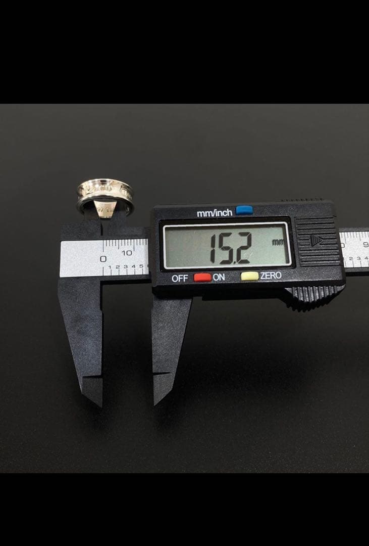 【美品✨】TIFFNY&Co.／ティファニー　ナローリング　シルバーリング　８号