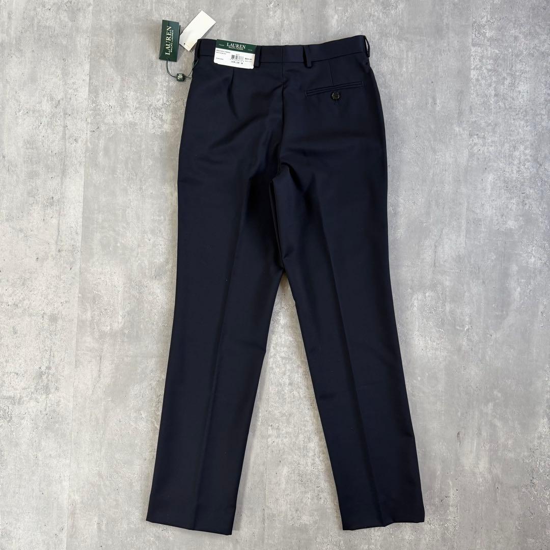 未使用品 ローレンラルフローレン ウールセットアップスーツ ネイビー レディース