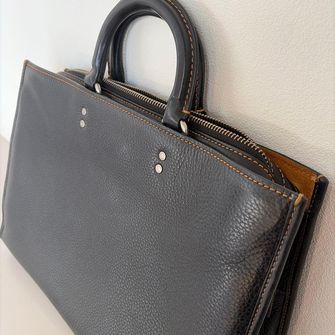 コーチ　ローグ　ブリーフケース　ブラック