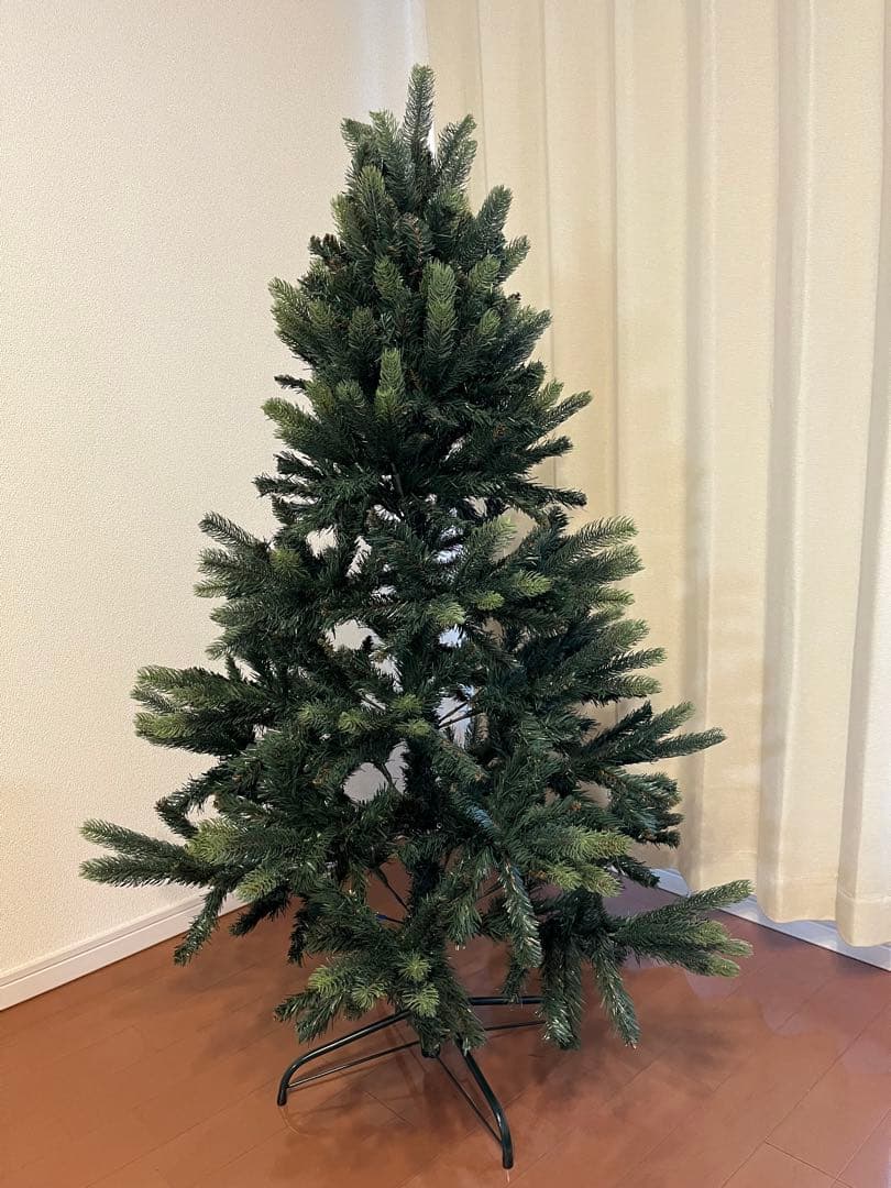 LEDライト付きクリスマスツリー150cm