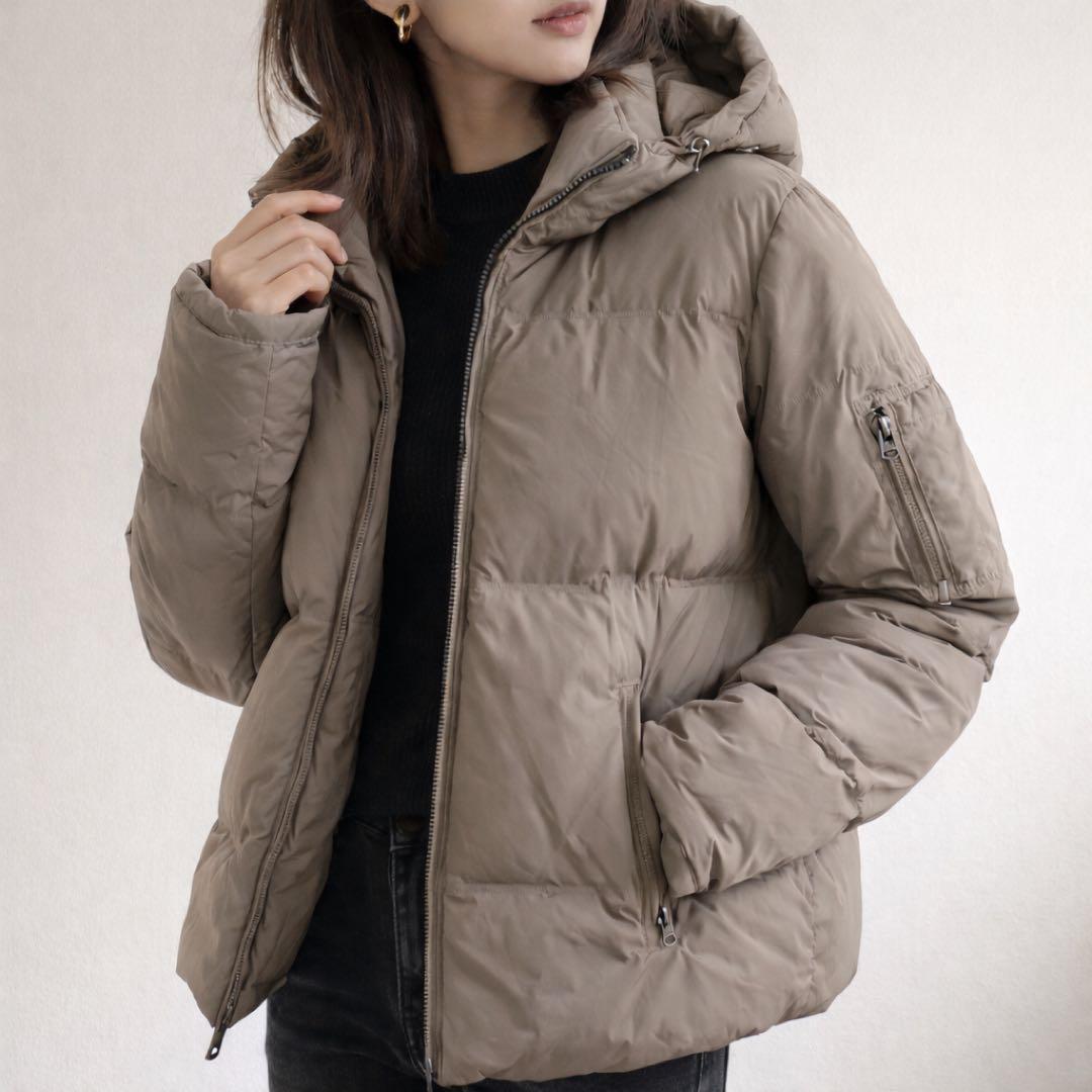 【ダウン90％】 PLST プラステ フード着脱 ダウン ゆったり