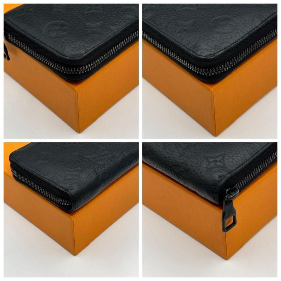 極美品 現行 ルイヴィトン ジッピーウォレット ヴェルティカル トリヨン 黒