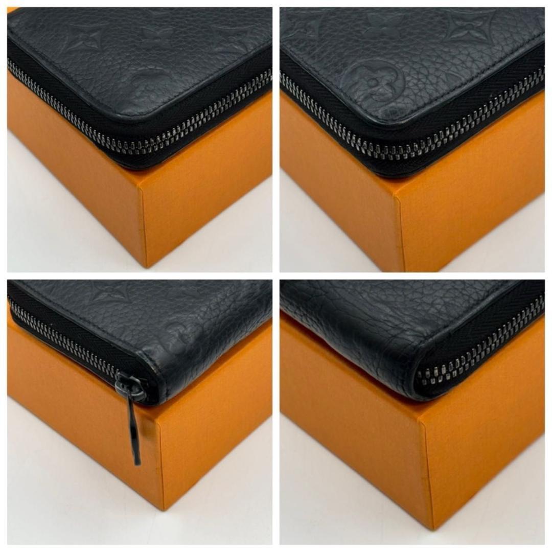 極美品 現行 ルイヴィトン ジッピーウォレット ヴェルティカル トリヨン 黒