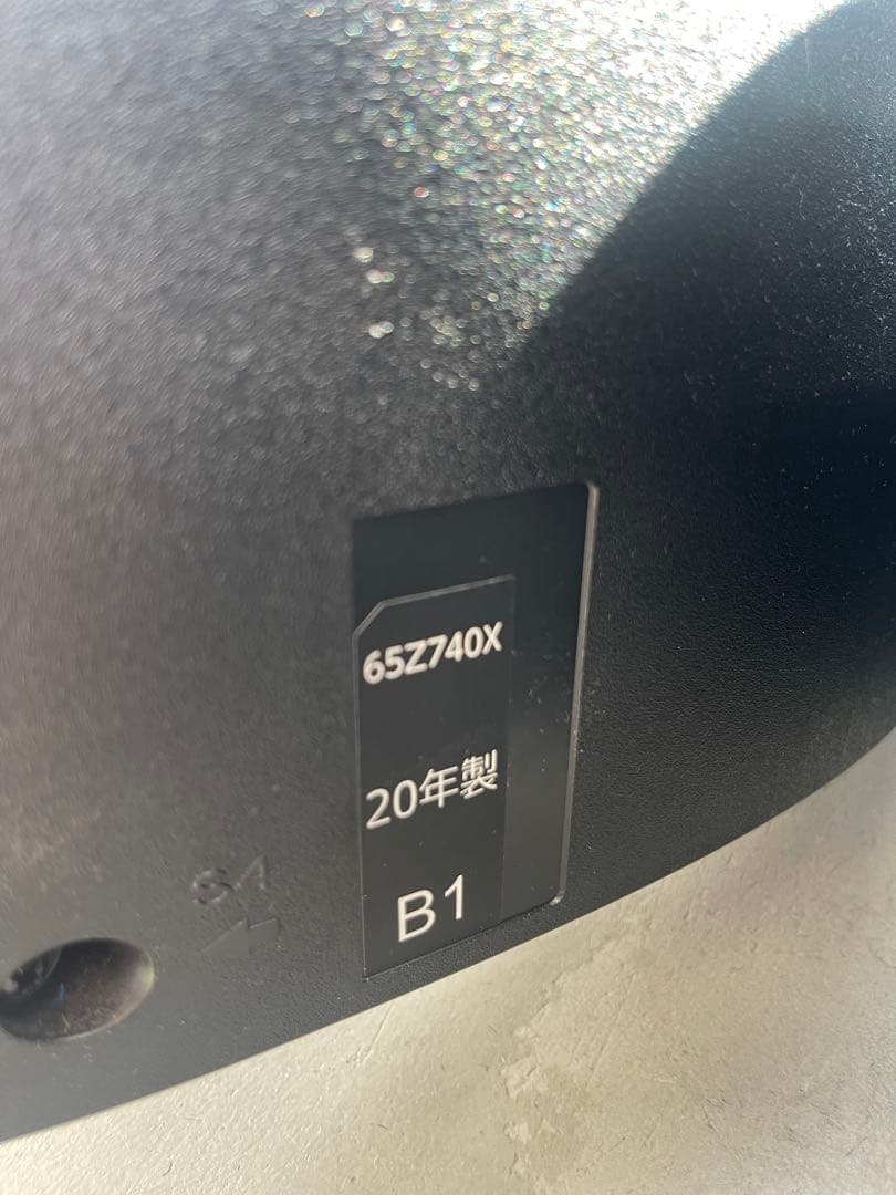 東芝REGZA 4k液晶パネル 65インチ