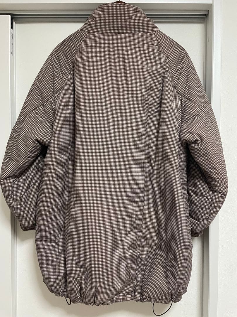 センスオブプレイス UR TECH モンスターコート ブラウン チェック