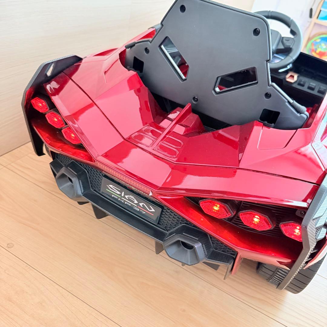 【美品】Lamborghini SIANランボルギーニシアン電動乗用ラジコンカー
