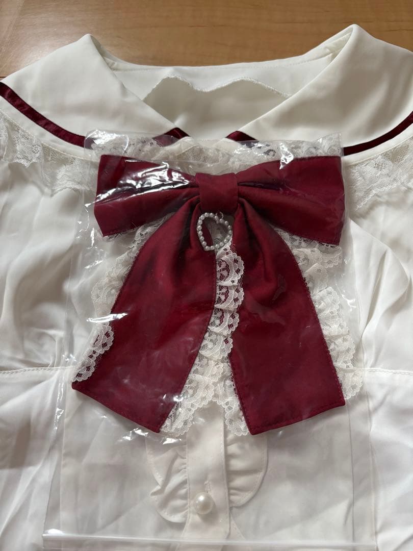 【タグ無し新品未使用】Ank Rouge セーラー襟 ブラウス Ｍサイズ