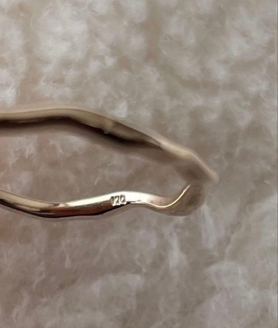 agete シルバー 2連リング