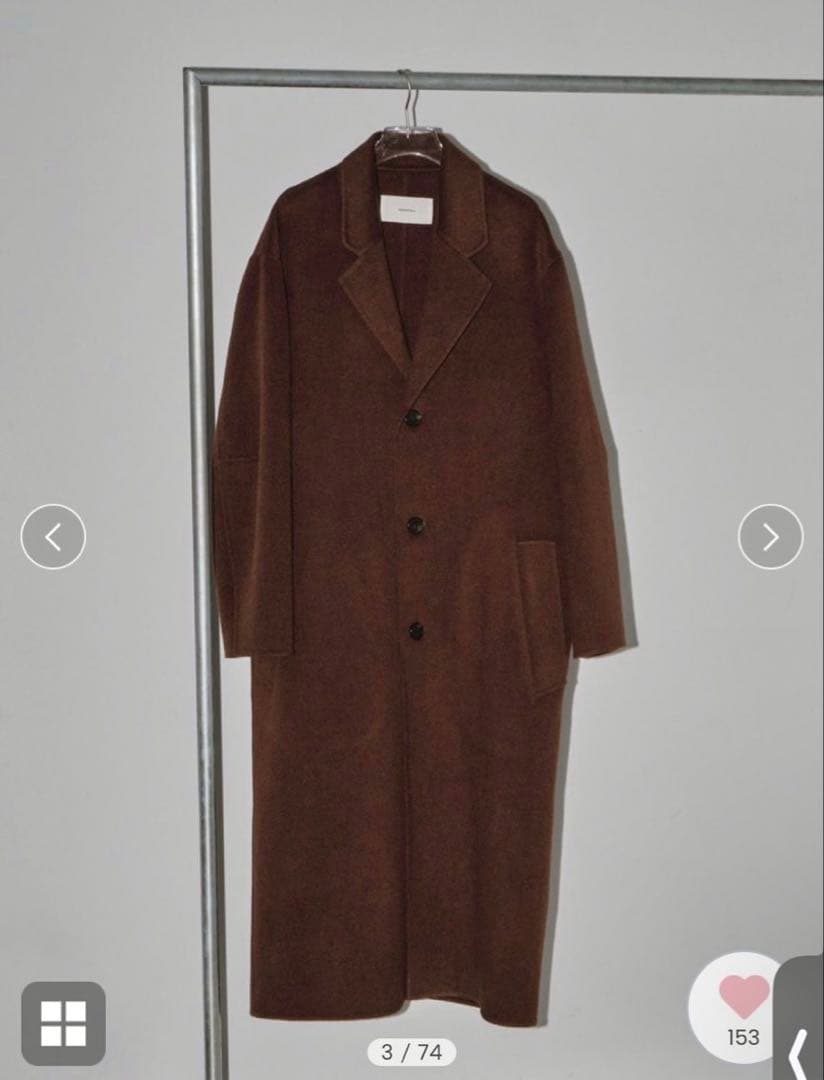 todayful トゥデイフル　wool over coat