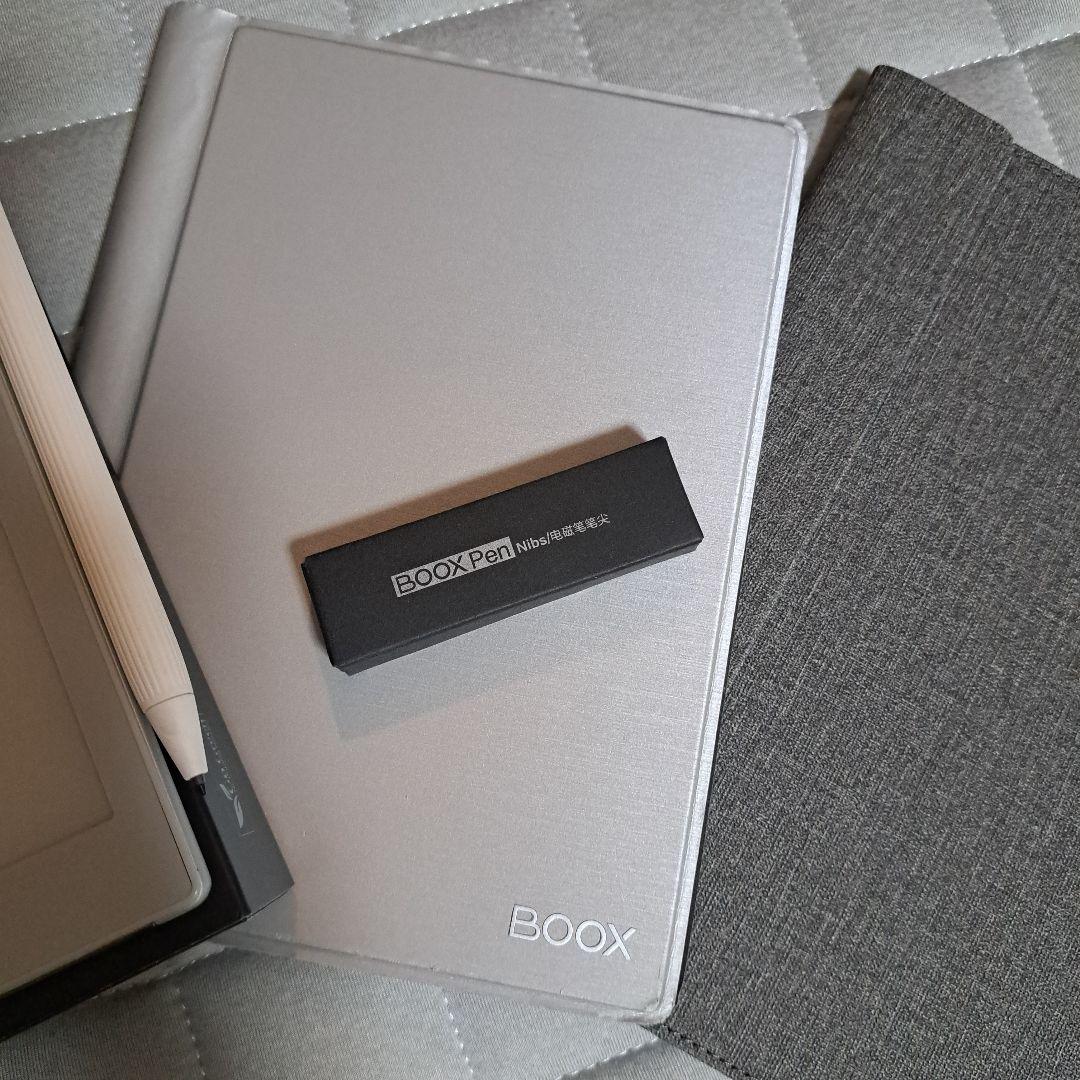専用⭐BOOX nova air 電子書籍リーダー シルバー カバー付き