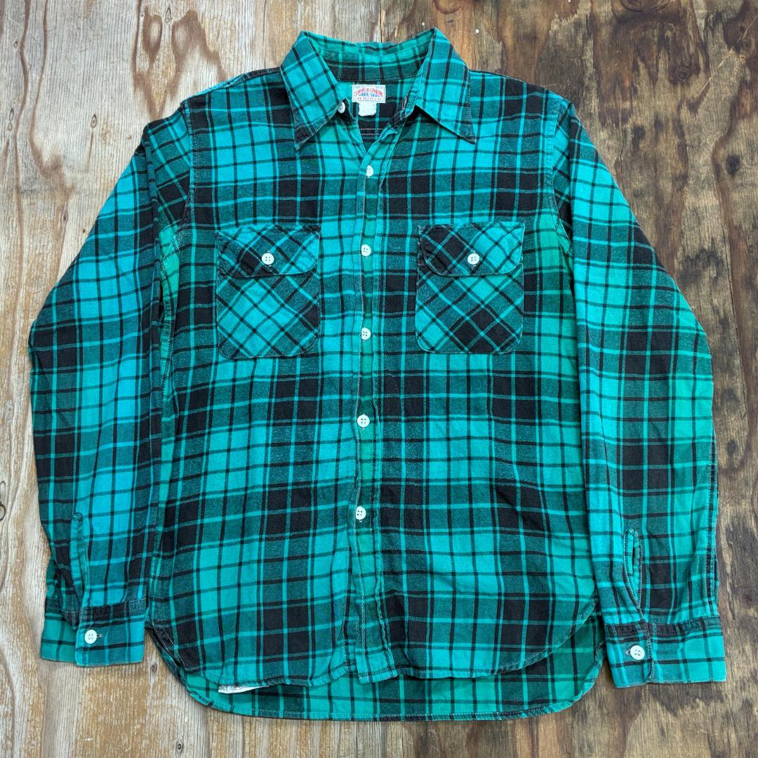 JOE MCCOY フランネルシャツ ブルー VINTAGE リアルマッコイズ