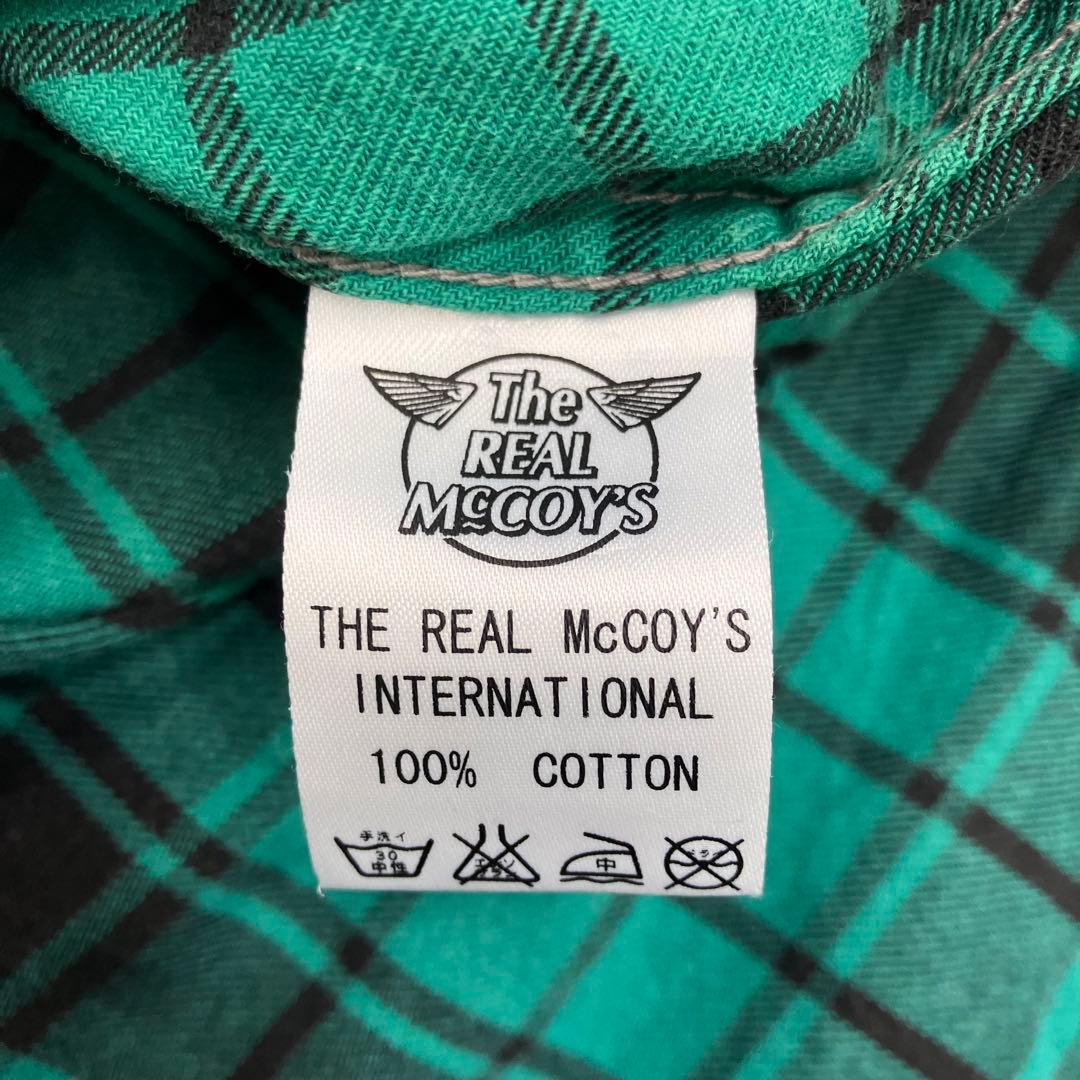 JOE MCCOY フランネルシャツ ブルー VINTAGE リアルマッコイズ
