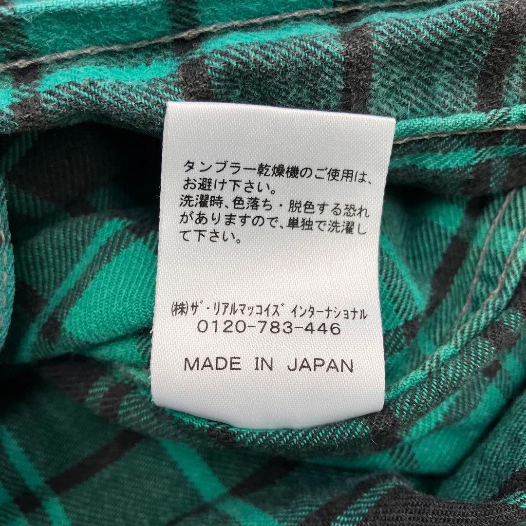 JOE MCCOY フランネルシャツ ブルー VINTAGE リアルマッコイズ