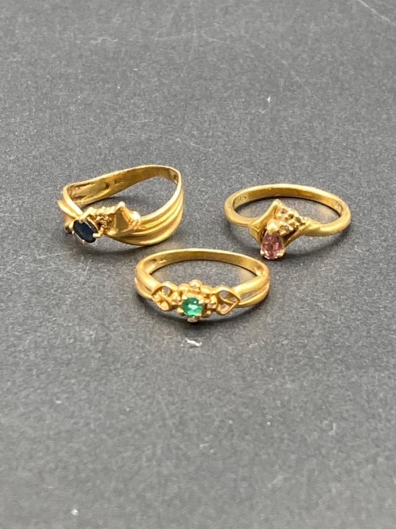 k18 リング 3点セット 約6.8g