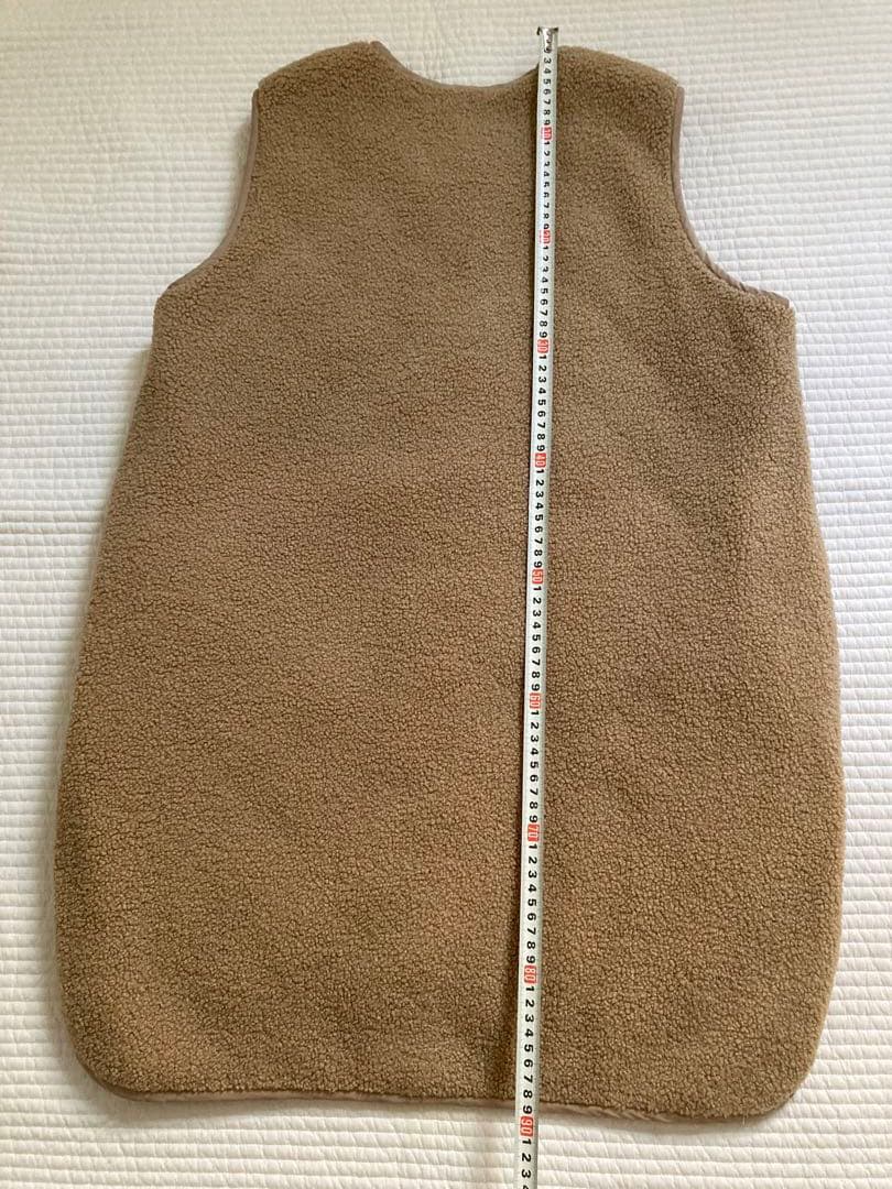 週末お値下げ☆未使用☆MIDIUMIキルティング リバーシブルベスト　ベージュ