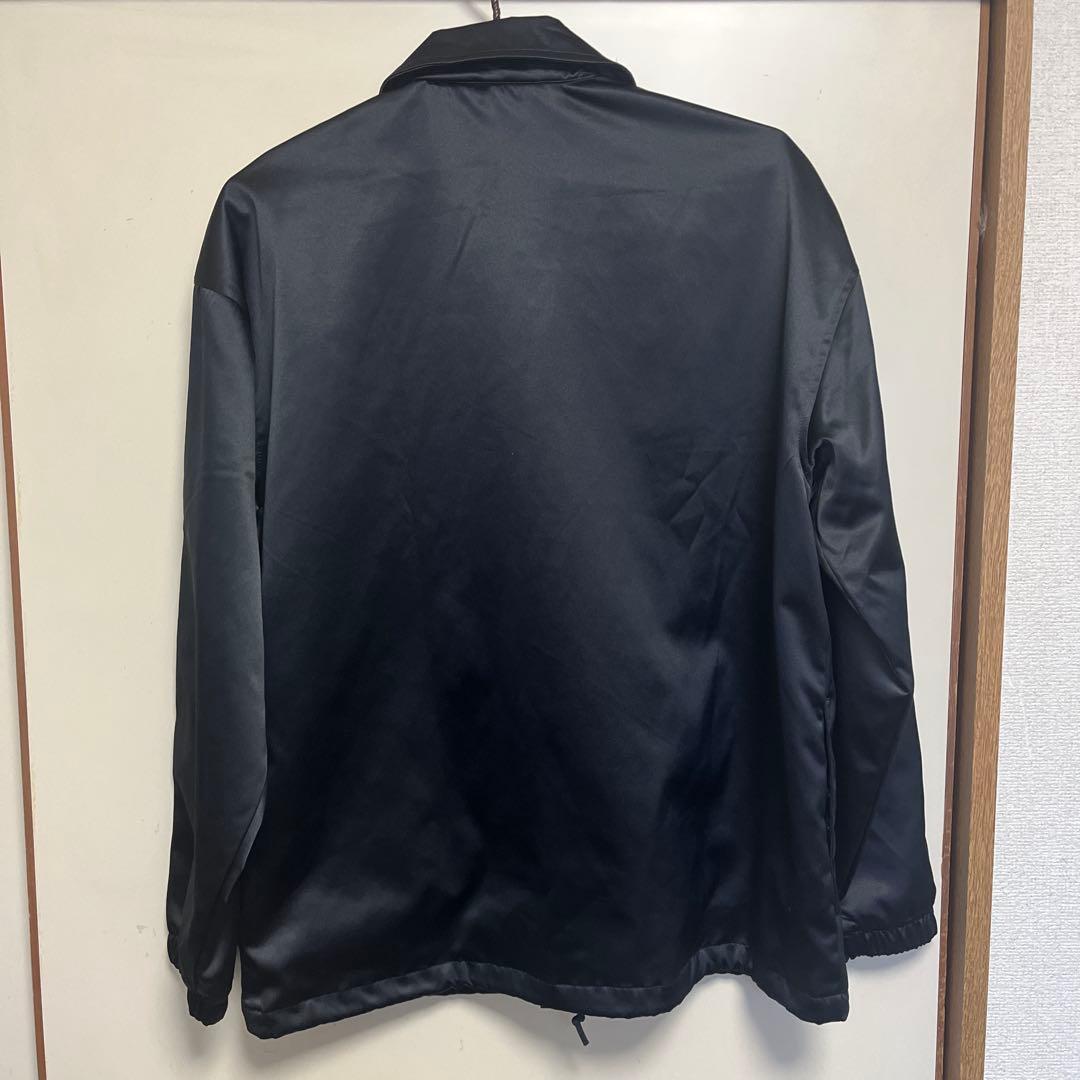 adidas コーチジャケット　サテン