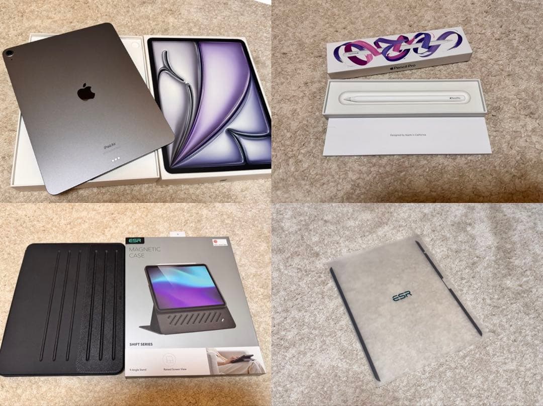 Apple iPad Air (M2) 13インチ 128GB+ペンシル+ケース