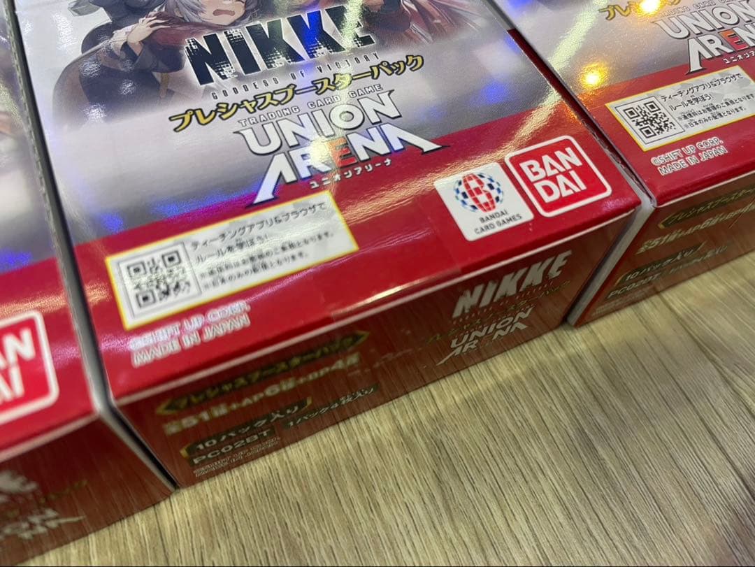 新品　ユニアリ　勝利の女神　NIKKE プレシャスブースター 3BOX