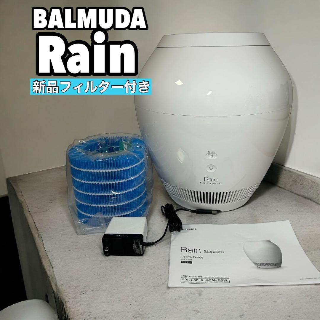 新品フィルター付き　Rain スタンダードモデル BALMUDA 気化式加湿器