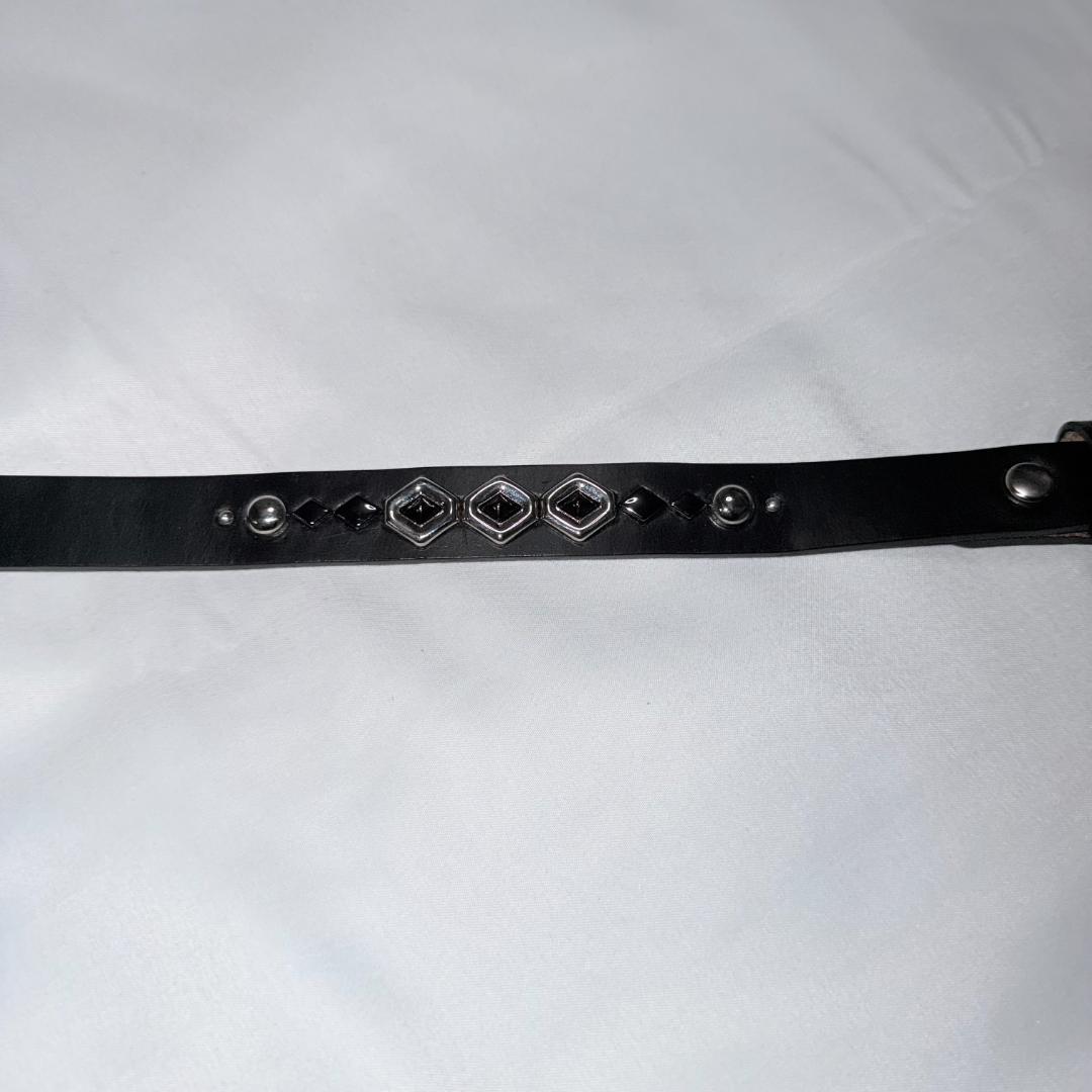 パ*ム様 コムデギャルソン コラボ　ウルフズヘッド　ナロー スタッズベルト　新品