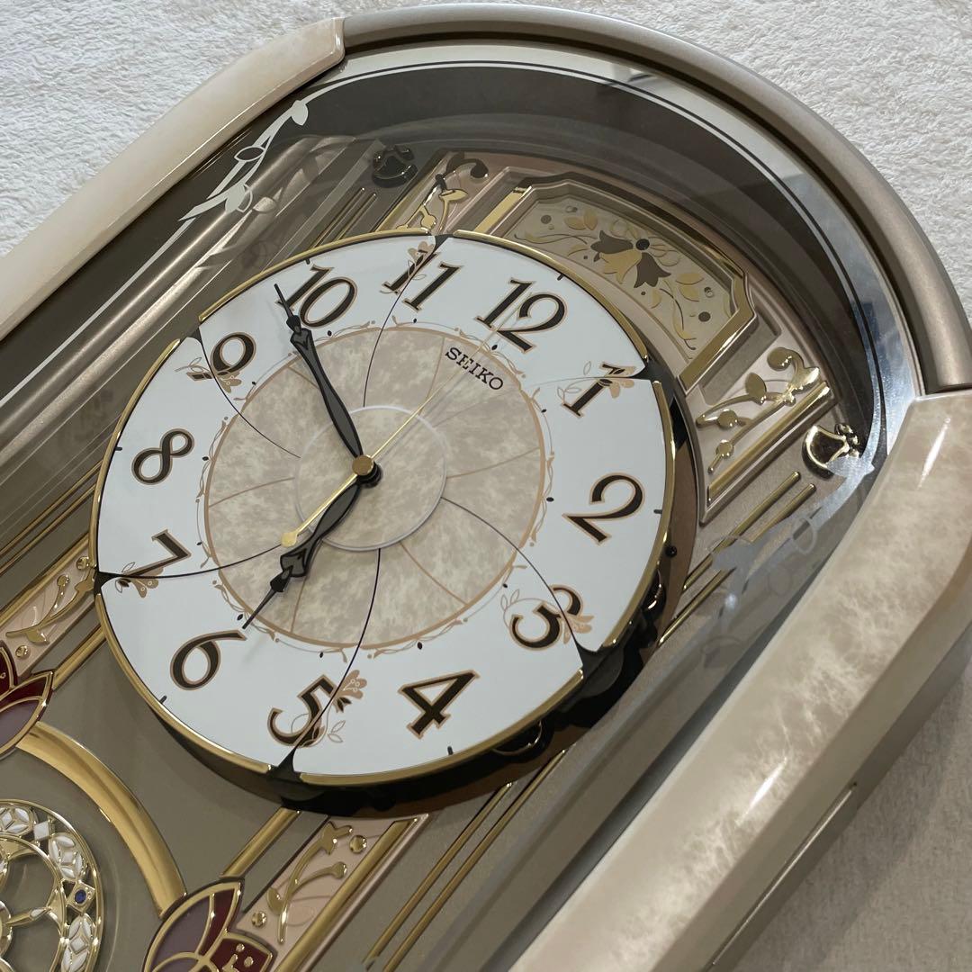 SEIKO セイコー　ウェーブシンフォニー　電波からくり掛け時計　RE567G