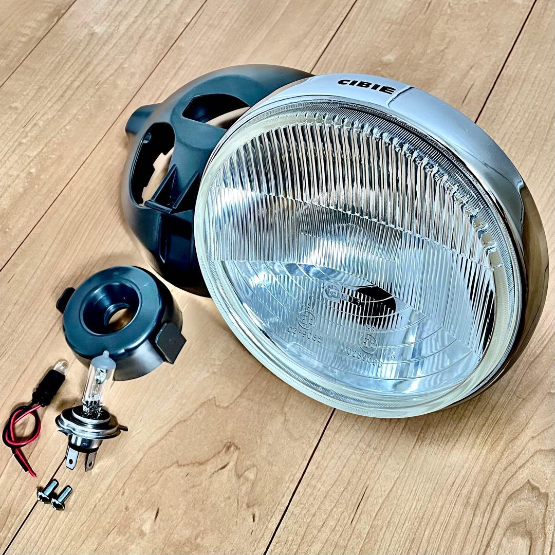 ☆☆☆！　当時物 シビエ 凹み ヘッドライト CIBIE