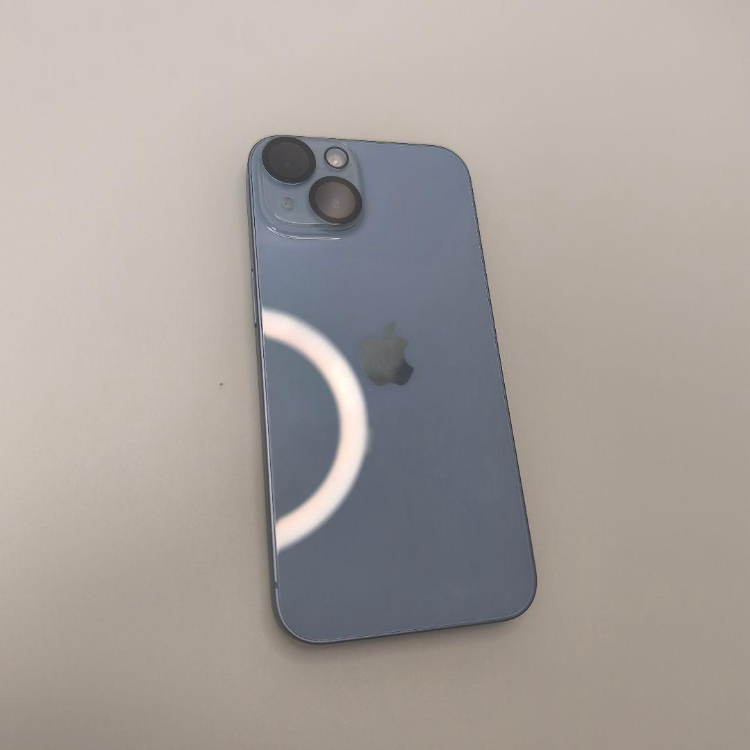 ほぼ未使用　iPhone14 128GB　ブルー　バッテリー100%