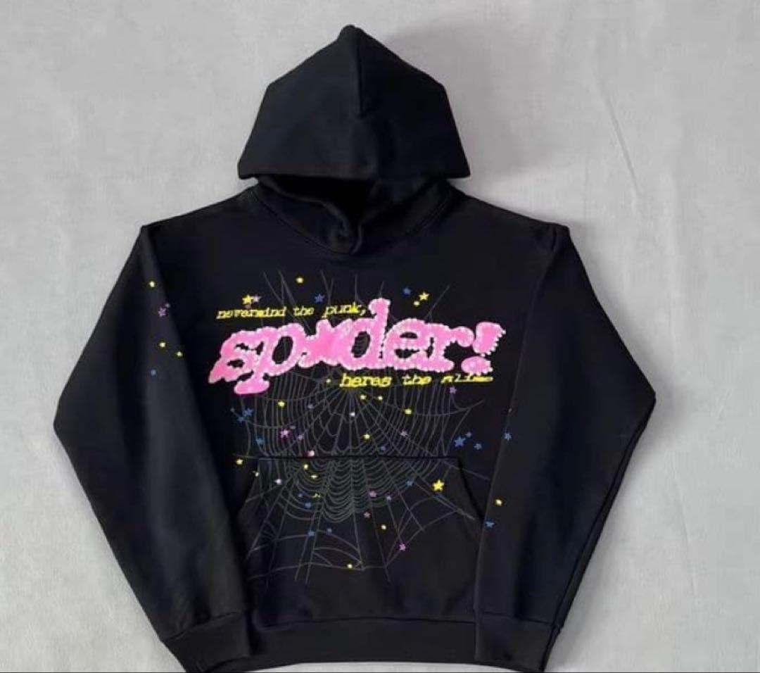 sp5derパーカー黒