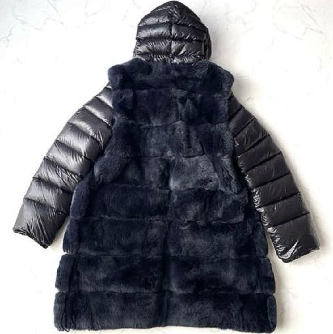 J-white 三京商会 高級レッキスファー＆ダウンコート 定価143,000円