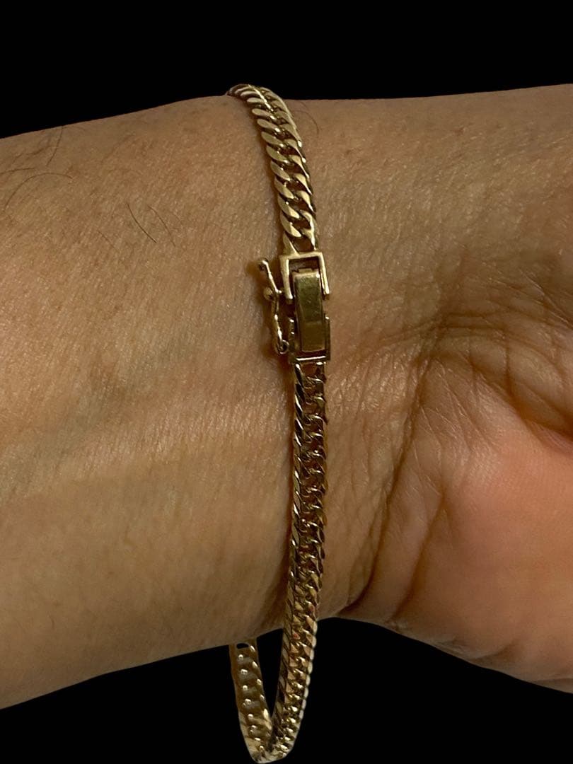 ト*ロ様 【中古】18金 喜平ブレスレット ダブル6面 10g 22cm