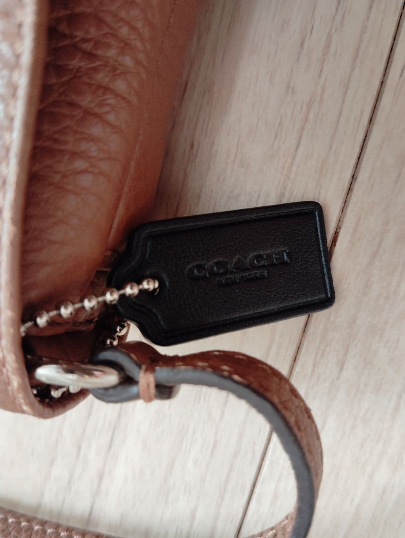 COACH　コーチ レザー　ミニバッグ　ブラウン　カード入れ