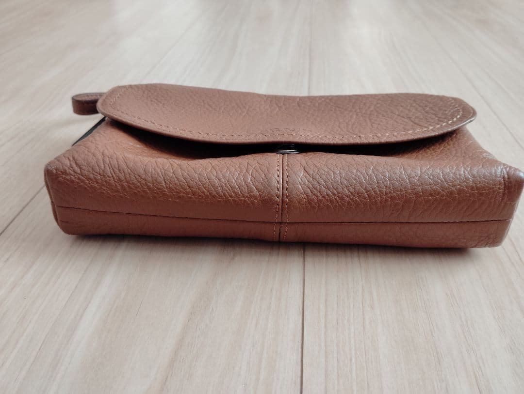 COACH　コーチ レザー　ミニバッグ　ブラウン　カード入れ