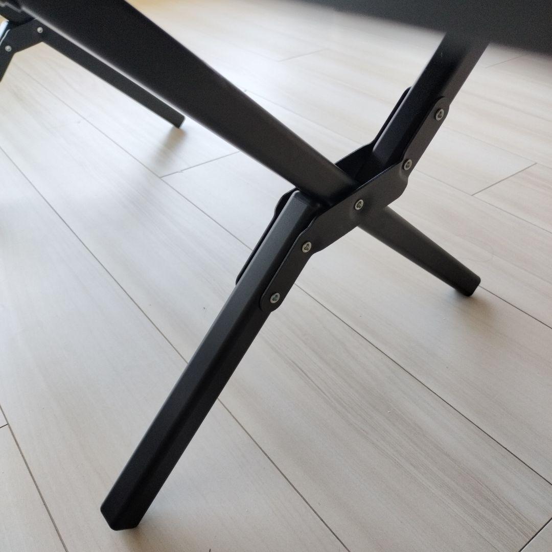 【Hy】クイックキャンプ 折りたたみ スリムウッドロールテーブル 120