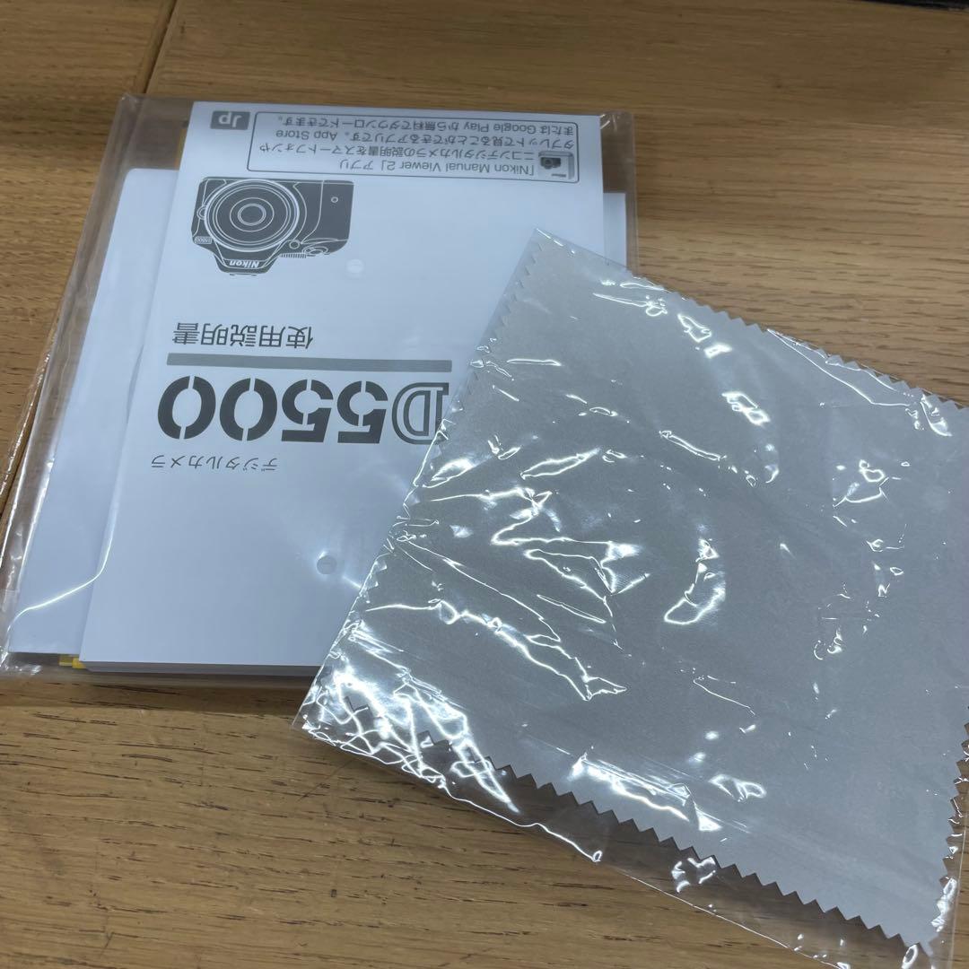 動作品 Nikon D5500 18-55mm VR レンズセット 一眼レフ