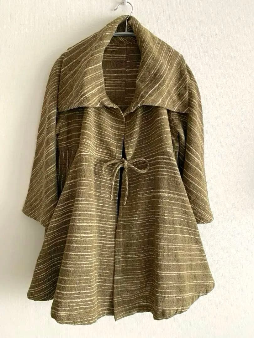 【お値下げ】うさと　うさとの服　コート usaato 手織り ウサト