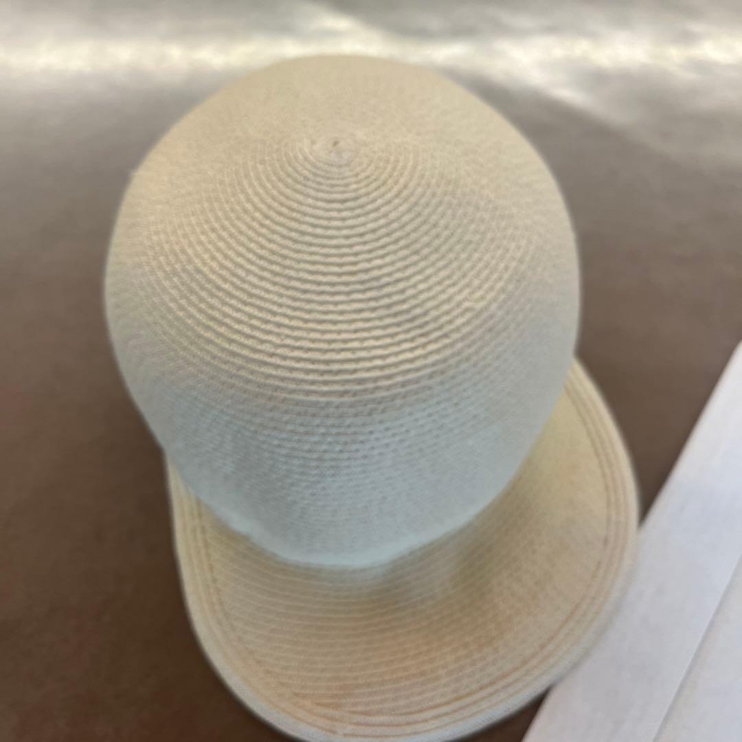 エルメス　キャップ　エマ　アイボリー